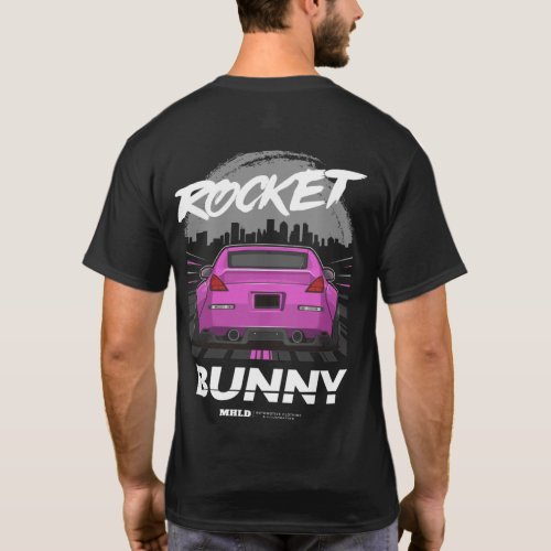 Car Illustration Rocket Bunny T_Shirt