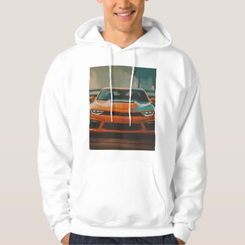 Car Image Full_Sleeve Hoodie T_Shirt for Men