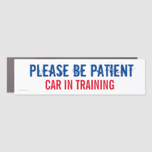 Car in Training Car Magnet