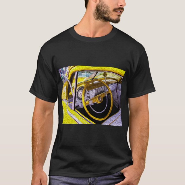 Car Interior Image T-Shirt (Front)