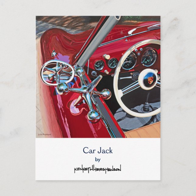 Car Jack, Postcard (Front)