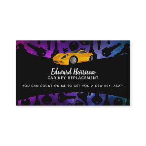 Car Key Replacement Business Cards