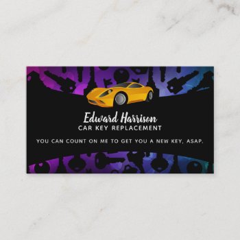 Car Key Replacement Business Cards by MsRenny at Zazzle