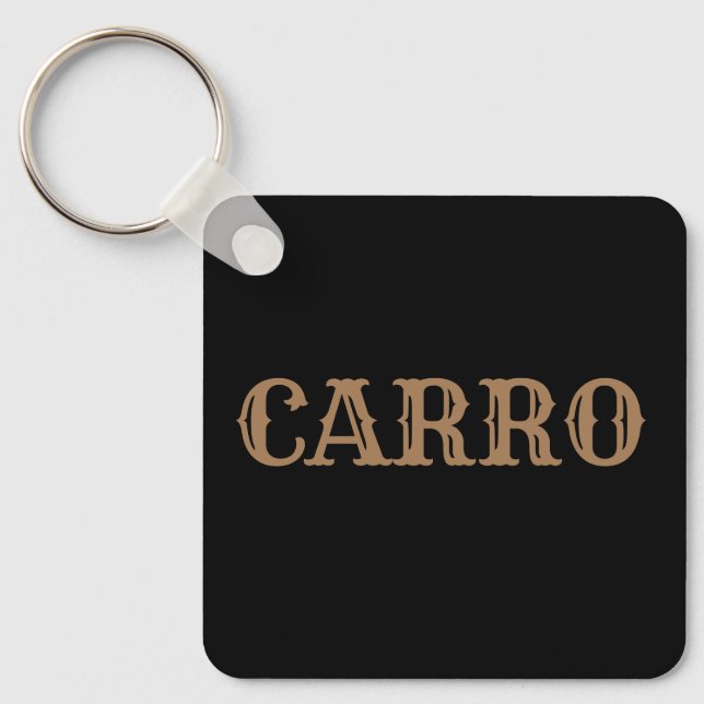 car,  keychain (Front)