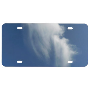 CAR License Plate CLOUDS PHOTOGRAPH DESIGN