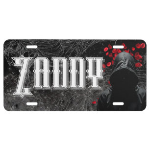 Car License Plate Haunting Adeline Zade Meadows Za