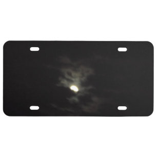 CAR License Plate MOON ART DESIGN