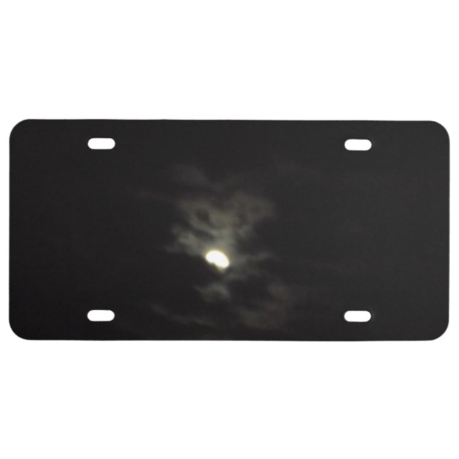 CAR License Plate MOON ART DESIGN (Front)