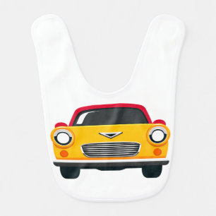 Car Logo - Classic Vintage Car Baby Bib