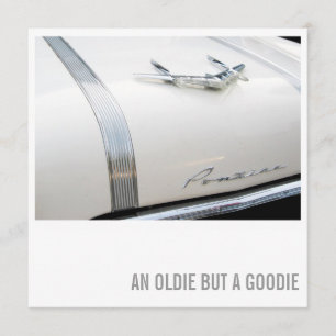 Car Lover 50th Birthday - Oldie but Goodie Invitation