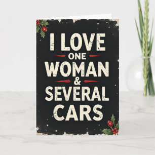 Car Lover Christmas Greeting Card