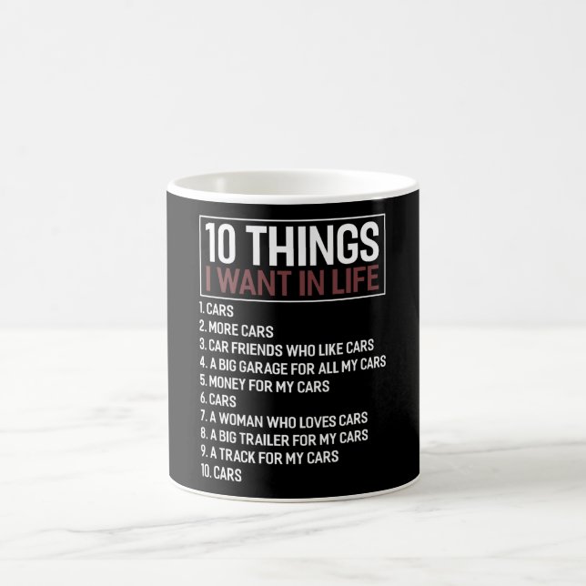 Car Lover Mechanic Muscle Car Enthusiast Gift Idea Coffee Mug (Center)