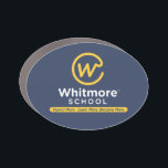 Car Magnet<br><div class="desc">Whitmore School oval car magnet</div>