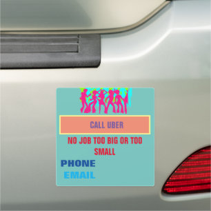 CAR MAGNET 7 x 7 Rectangle