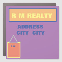 CAR MAGNET 7 x 7 Rectangle