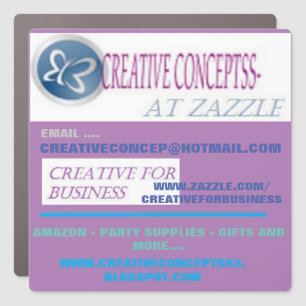 CAR MAGNET 7 x 7 Rectangle