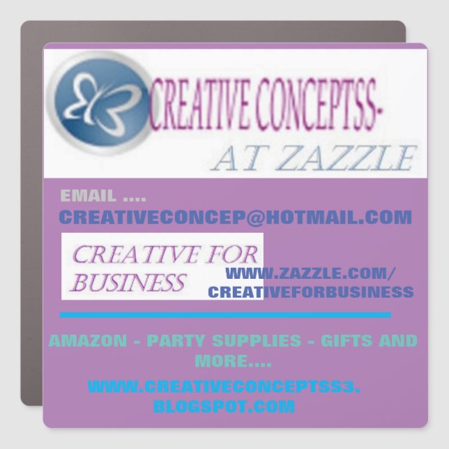 CAR MAGNET 7 x 7 Rectangle (Front)