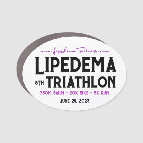 Car Magnet _ 8Th Annual Lipedema Triathlon