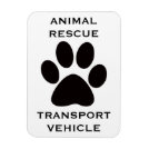 Car Magnet: Animal Rescue Transport Vehicle Magnet Car Magnet: Animal Rescue Transport Vehicle Magnet