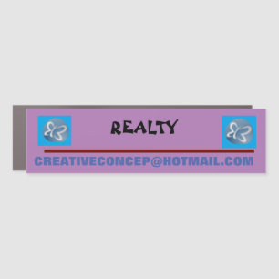 CAR MAGNET bumper magnet 10 x 3