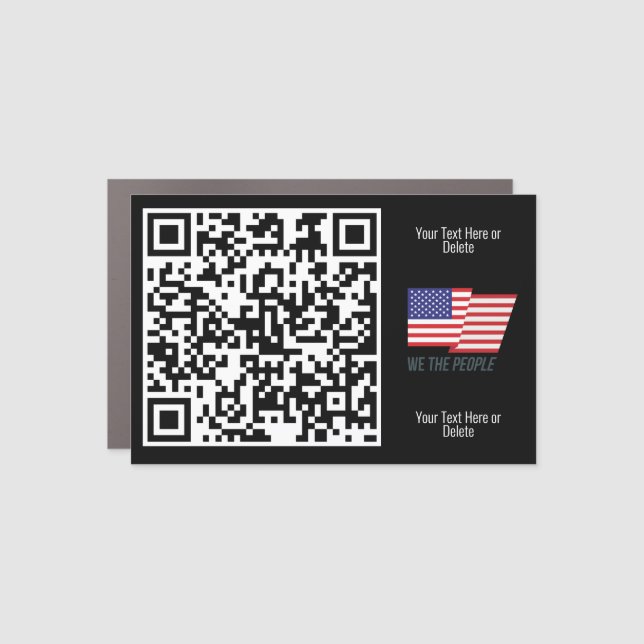 Car Magnet Custom Logo Business Advertising (Front)