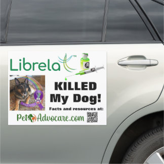 Car magnet customizable with your pet's picture