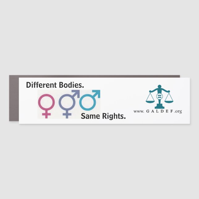 Car Magnet Different Bodies-Rectangular (Front)