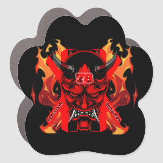 Car Magnet Evil Samurai