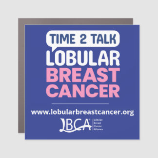 Car Magnet — Lobular Breast Cancer Awareness Tour