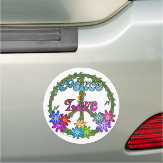 Car Magnet - Peace & Love