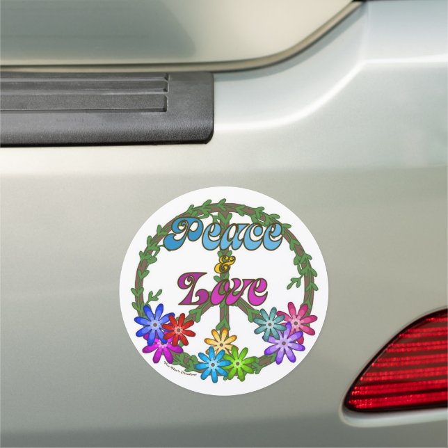 Car Magnet - Peace & Love (In Situ)