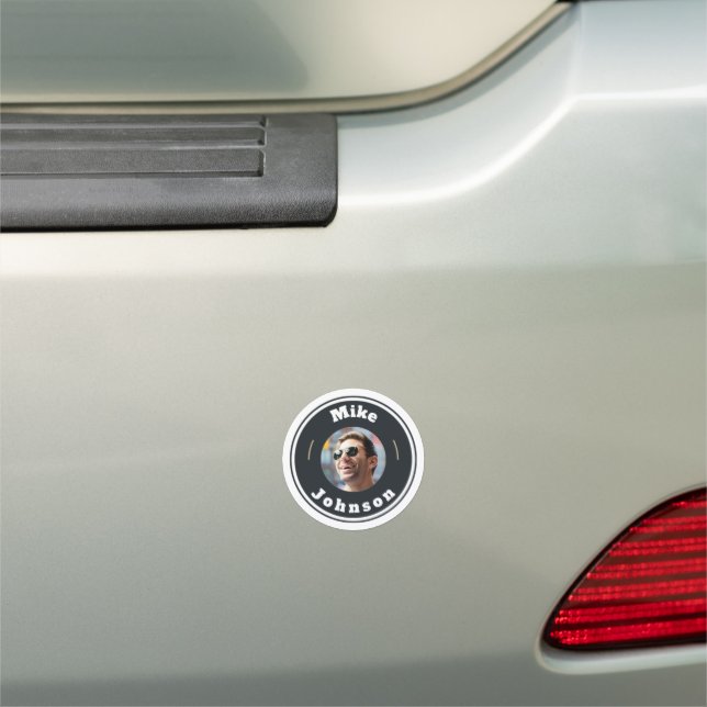 Car Magnet - Personalized Photo & name (In Situ)