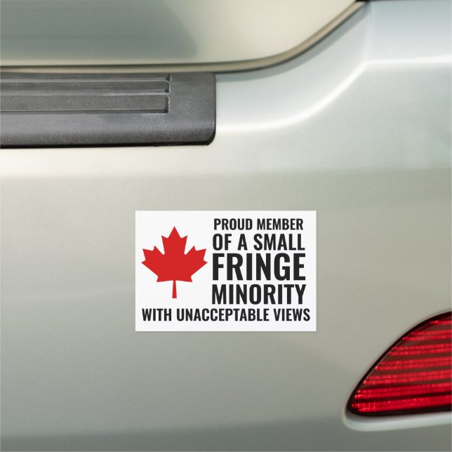 Car Magnet Proud Member Fringe Minority (In Situ)