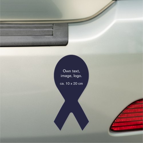 Car Magnet Ribbon uni Dark Blue