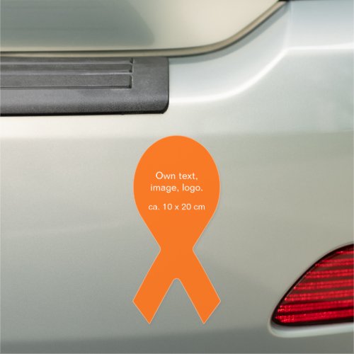 Car Magnet Ribbon uni Orange