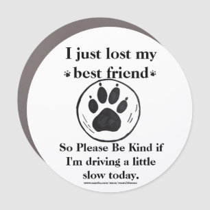 Car Magnet to Honor Pet Who Passed Away
