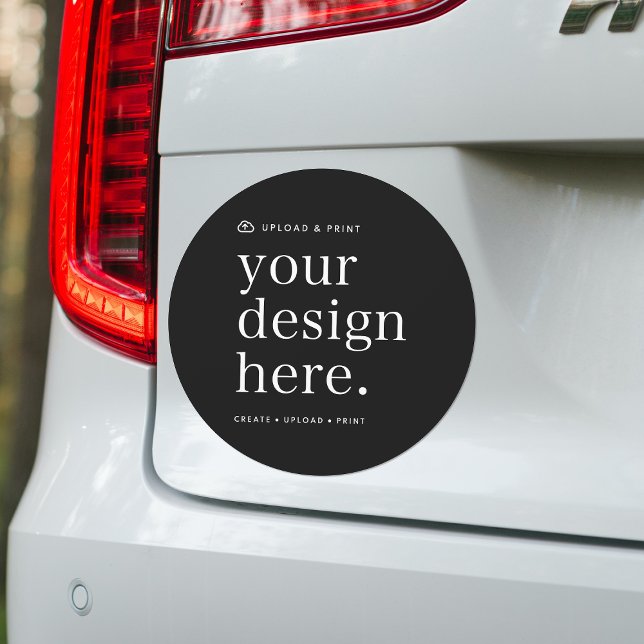 Car Magnet Your Design Upload 7" (Your own car magnet creation, simply upload your photo or design artwork from Photoshop, Canva etc.)