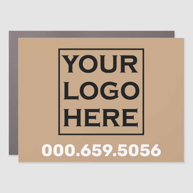 Car Magnetic Business Sign Custom Logo Promotion (Front)