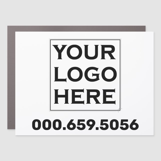 Car Magnetic Business Sign Custom Logo Promotion (Front)