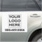 Car Magnetic Business Sign Custom Logo Promotion
