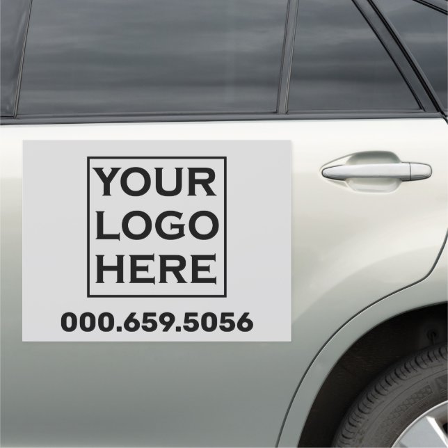 Car Magnetic Business Sign Custom Logo Promotion  (In Situ)