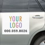 Car Magnetic Business Sign Custom Logo Promotional<br><div class="desc">Personalize this car magnetic sign with your company logo and custom promotional text. You can easily customize the background to another color. Available in other sizes and shapes. The large rectangle car magnet is 24 inch x 18 inch. No minimum order quantity and no setup fee. All orders are fulfilled...</div>