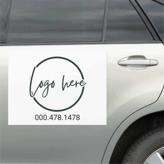 Car Magnetic Business Sign Custom Logo Promotional (In Situ)
