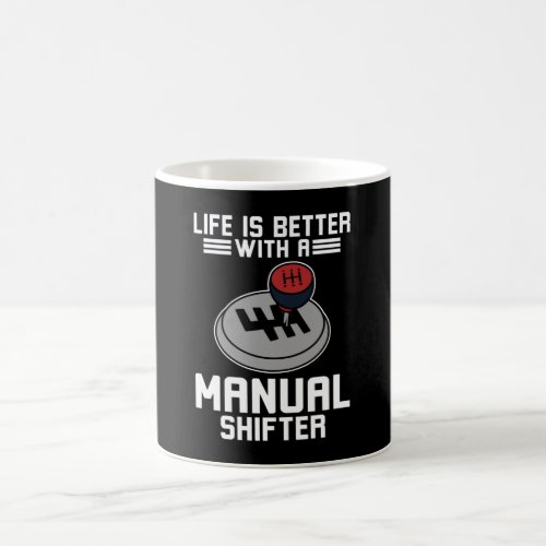 Car Manual Shifter Gear Shift Coffee Mug