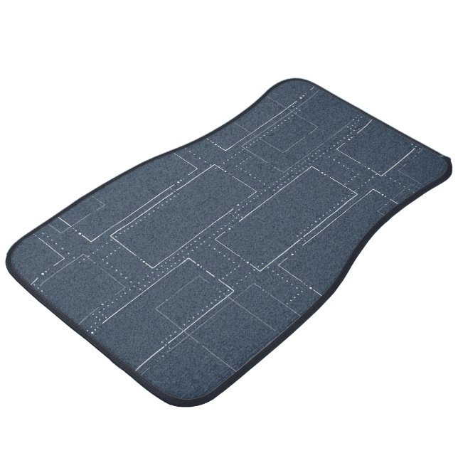Car Mat -Blueprint (Angled)