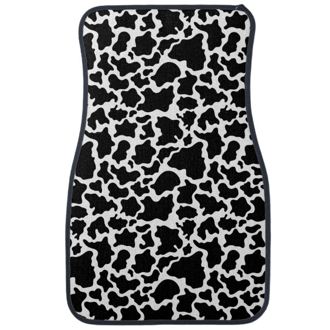 Car Mat Set-Cow Print (Front)