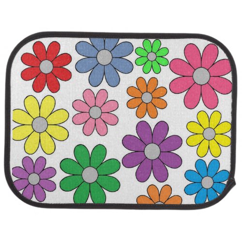 Car Mats _ Crazy Daisies