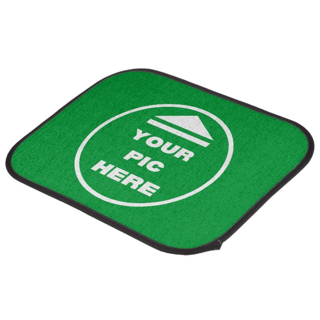 Car Mats (Rear) (set of 2) - Add Your Image (Rear Angled)
