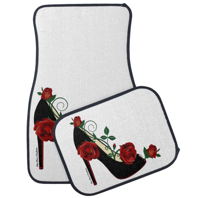 Car Mats - Stiletto Rose (Set)