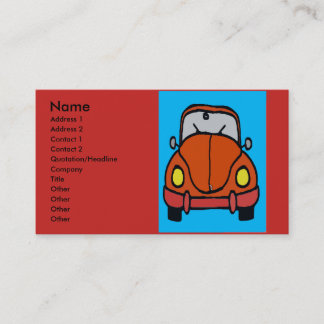 Car Mechanic , Add Text Business Card